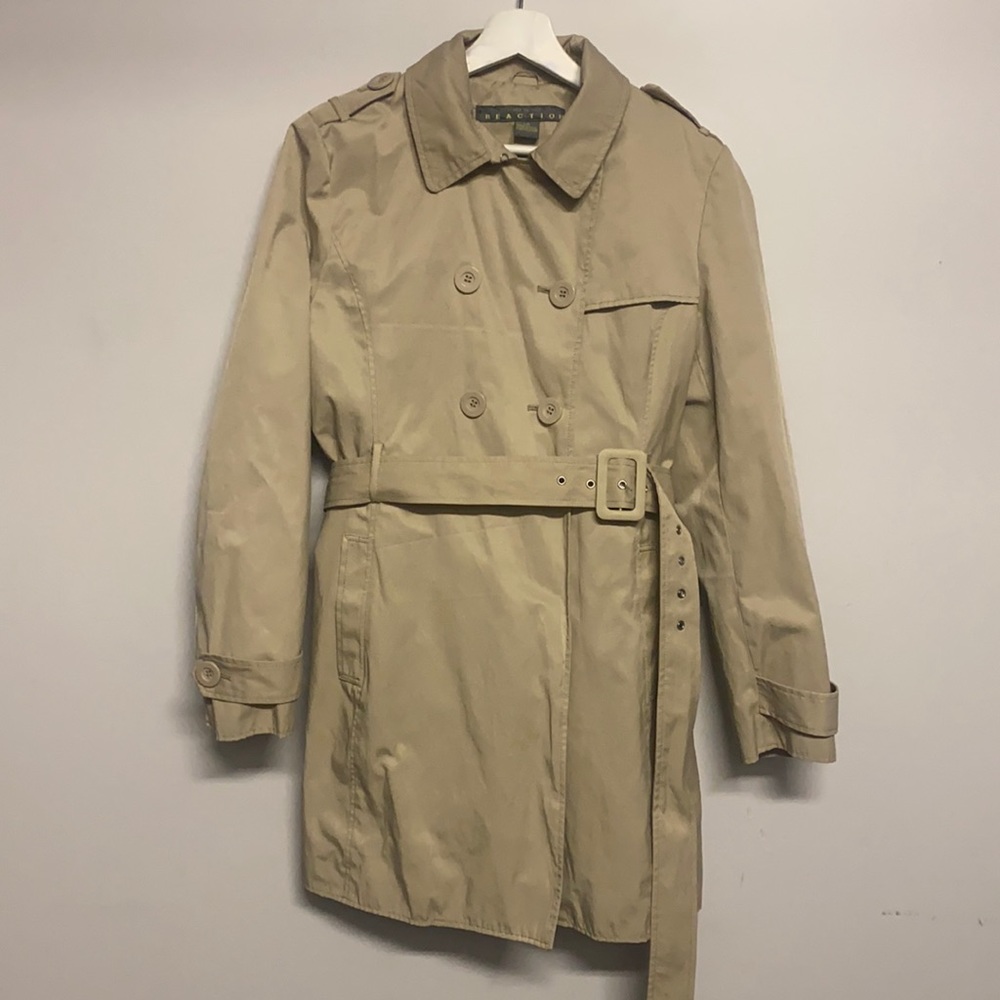 Kenneth Cole Reaction Trench Coat - L